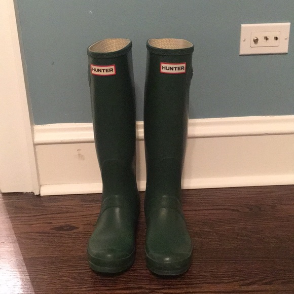army green hunter boots